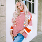 BAILEY™ – Lightweight Patchwork Batwing Top