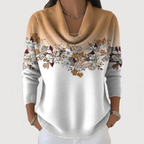 Alora – Floral Jumper with Soft Neckline