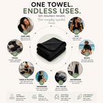 One Towel Endless Uses hair gym travel beach yoga